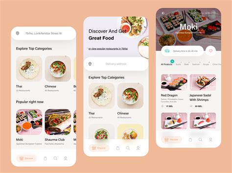 Menu App Design Inspiration