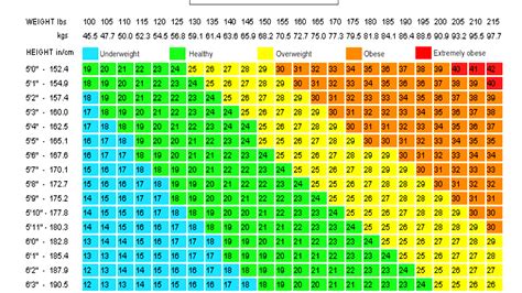 Bmi Index Male Chart - Index Choices