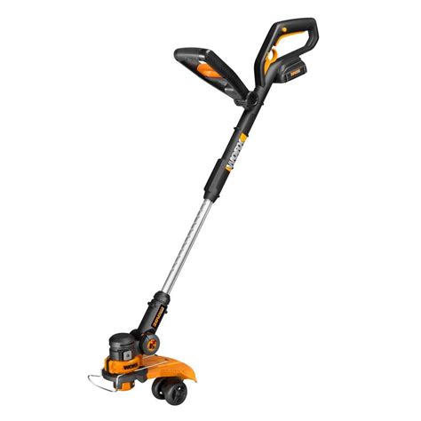 Worx 12 in. 20-Volt Max Lithium Shaft Cordless Grass Trimmer/Edger-WG160 - The Home Depot