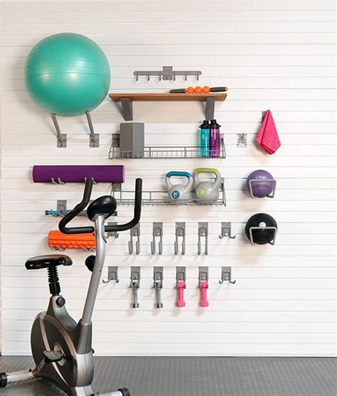 Premium Fitness Bundle | Home Gym Storage | storeWALL | Garage Storage ...