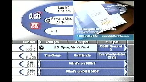 September 9, 2007 4:14 PM Dish Network Channel Guide - YouTube