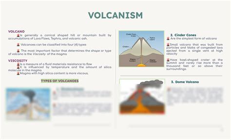 SOLUTION: Volcanism types of volcanoes and volcanic eruptions lecture note - Studypool