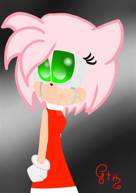 .:Sad Amy Rose:. by xGiulyUndeadx on DeviantArt