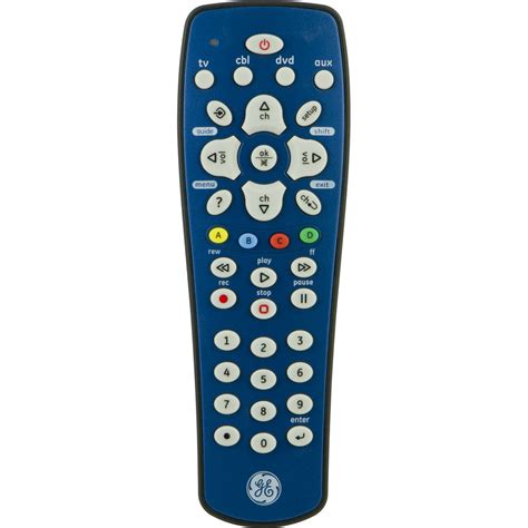 GE Universal Remote, 4-Device, Blue, 12403 - Walmart.com - Walmart.com