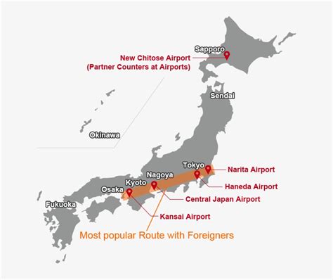 Airport Stores - Japan Map With Airport Transparent PNG - 639x610 ...