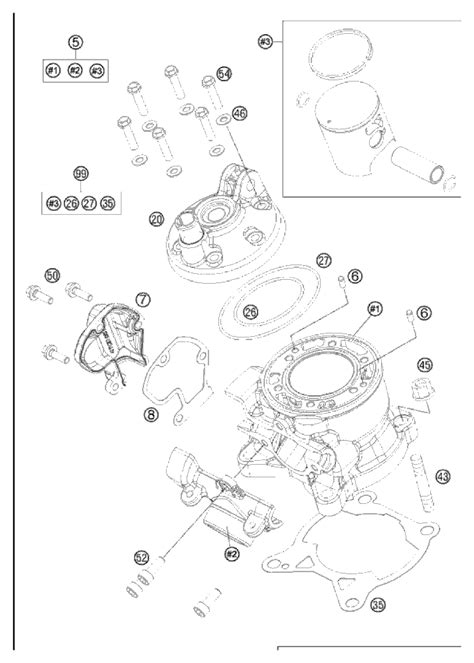 KTM OFF ROAD 85cc 2014 CYLINDER supplied next day (UK only) by Fowlers Parts