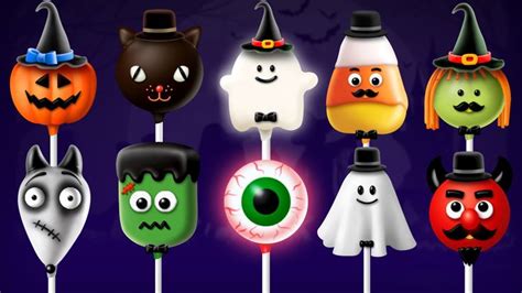 Halloween Cake Pop Finger Family Collection | Top 10 Finger Family Songs for kids | Finger ...