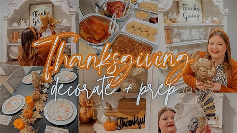 🦃 NEW 2022 THANKSGIVING DECORATE WITH ME | THANKSGIVING PREP ...