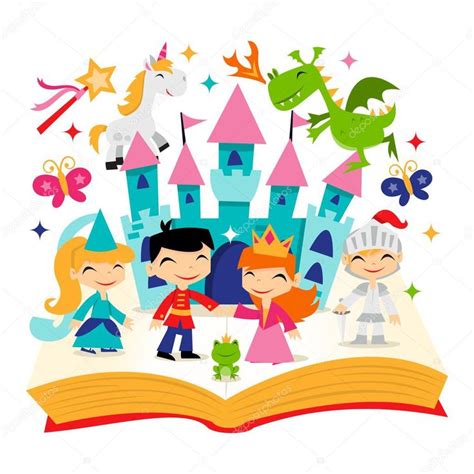 Libro de cuentos de hadas Retro Magical Kingdom Story