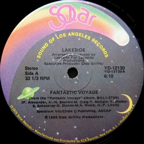 Lakeside - Fantastic Voyage (1980, Vinyl) | Discogs