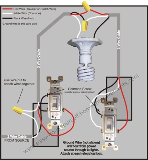 3 Way Switch Wiring Diagram