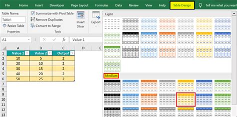 Excel Table Styles & Formats - How to Create? Example, Template.