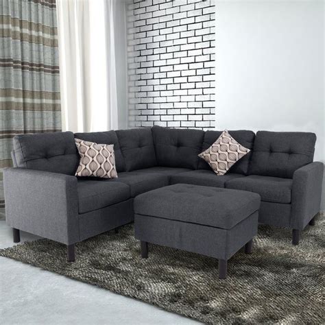 Strattanville 80" Reversible Modular Sectional with Ottoman | Sectional ...