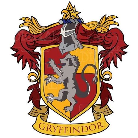 Harry Potter Gryffindor House Crest Clipart, Gryffindor Clip art, Red ...