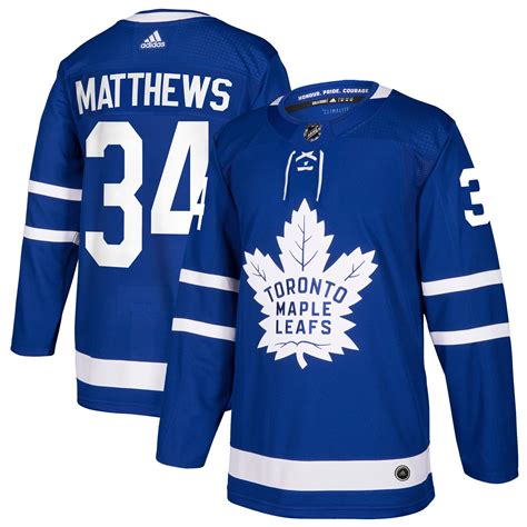 Men's Toronto Maple Leafs Auston Matthews adidas Blue Authentic Player ...