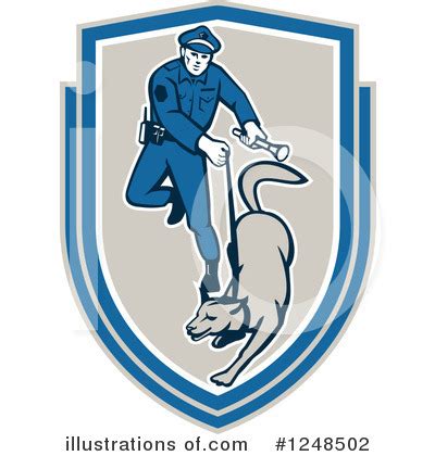 Police Dog Clipart #1363575 - Illustration by Clip Art Mascots