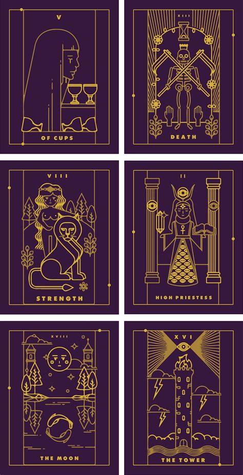 Tarot Cards Redesign on Behance