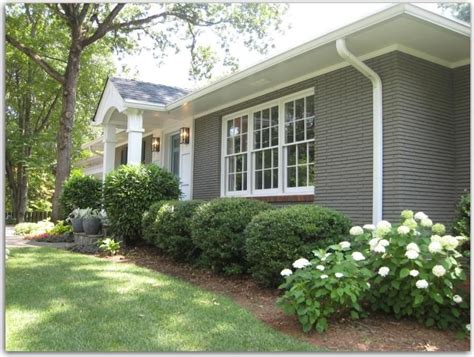 Ranch house makeover photo | Exterior brick, House paint exterior ...