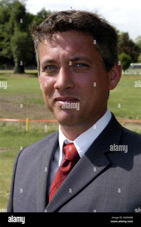 Project Manager Andrew Boyle in Hyde Park as work begins on the Princess Diana Memorial Fountain ...