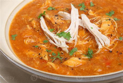 Spicy Chicken Soup 725497 Stock Photo at Vecteezy