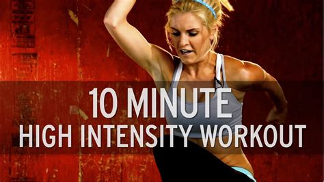 10 Minute High Intensity Workout - YouTube