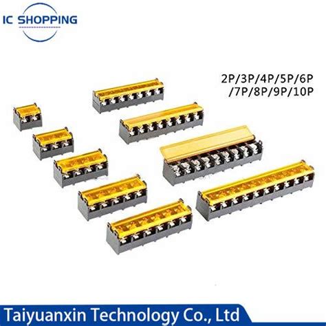 10pcs Hb9500 2p 3p 4p 5p 6p 7p 8p 9p 10p With Cover Barrier/terminal ...