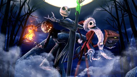 Jack Skellington The Nightmare Before Christmas Fire Heat Temperature Pumpkin 4K HD Movies ...