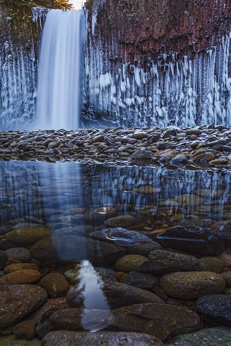 Abiqua Ice by Alan Howe / 500px | Waterfall, Beautiful waterfalls, Scenery