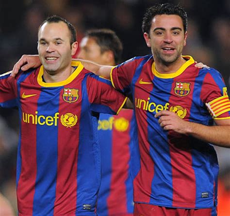 Xavi and Iniesta are brothers in arms | London Evening Standard ...