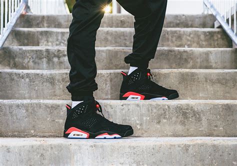 On Feet: Air Jordan 6 'Black/Infrared' Black Friday Release- SneakerFiles