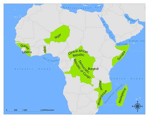 Poorest Countries in Africa / Most Impoverished Countries | Mappr