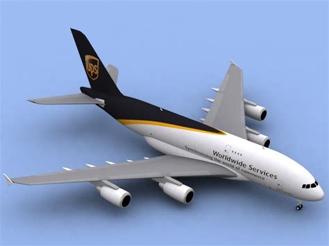 airbus a380-800 f ups 3ds