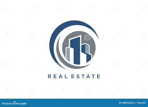 Property Logo Design Vector Icon with Modern Style Stock Vector - Illustration of investment ...