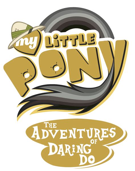 Fanart - MLP. My Little Pony Logo - Daring Do by jamescorck on DeviantArt