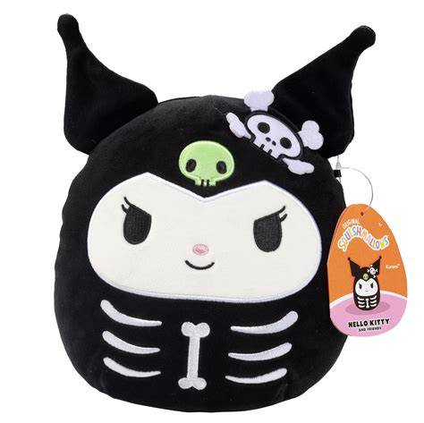 Buy Squishmallows 8" Skeleton Kuromi - Officially Licensed Kellytoy Halloween Sanrio Plush ...