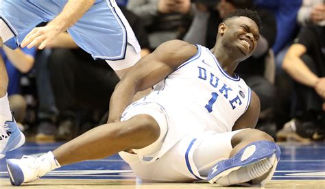 Zion Williamson injury: Duke freshman suffered mild knee sprain vs UNC ...