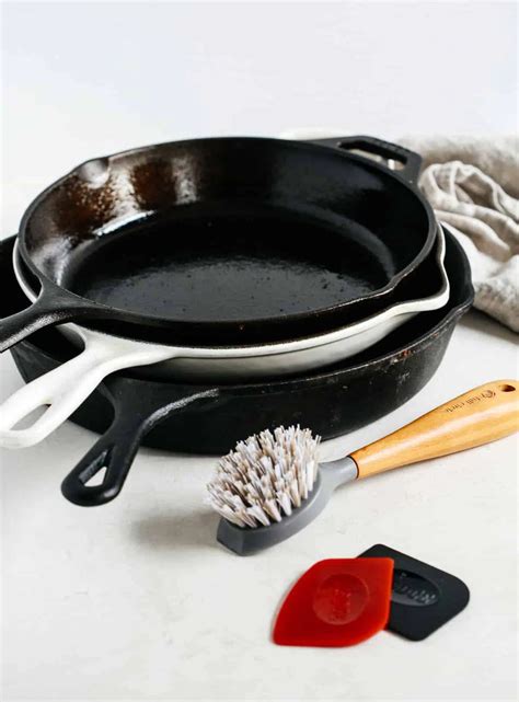 How to Clean A Cast Iron Skillet (Three Easy Steps!)