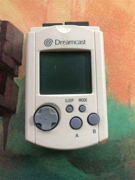 Sega Dreamcast Visual Memory Unit VMU Memory Card HKT-7000 White TESTED ...