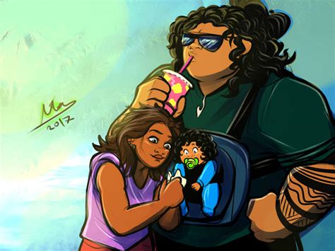 Moana x Maui - Vacation by Odme1 on DeviantArt