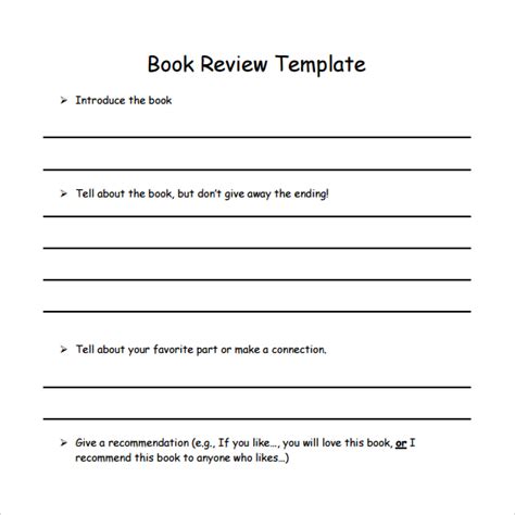 FREE 26+ Book Review Templates in PDF | MS Word