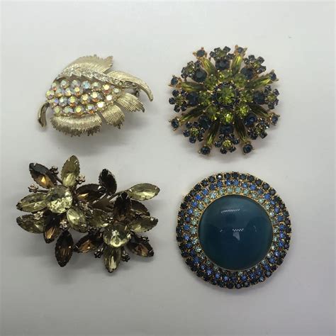 Excited to share this item from my #etsy shop: Beautiful Vintage Brooches - Lot of 4 | Vintage ...