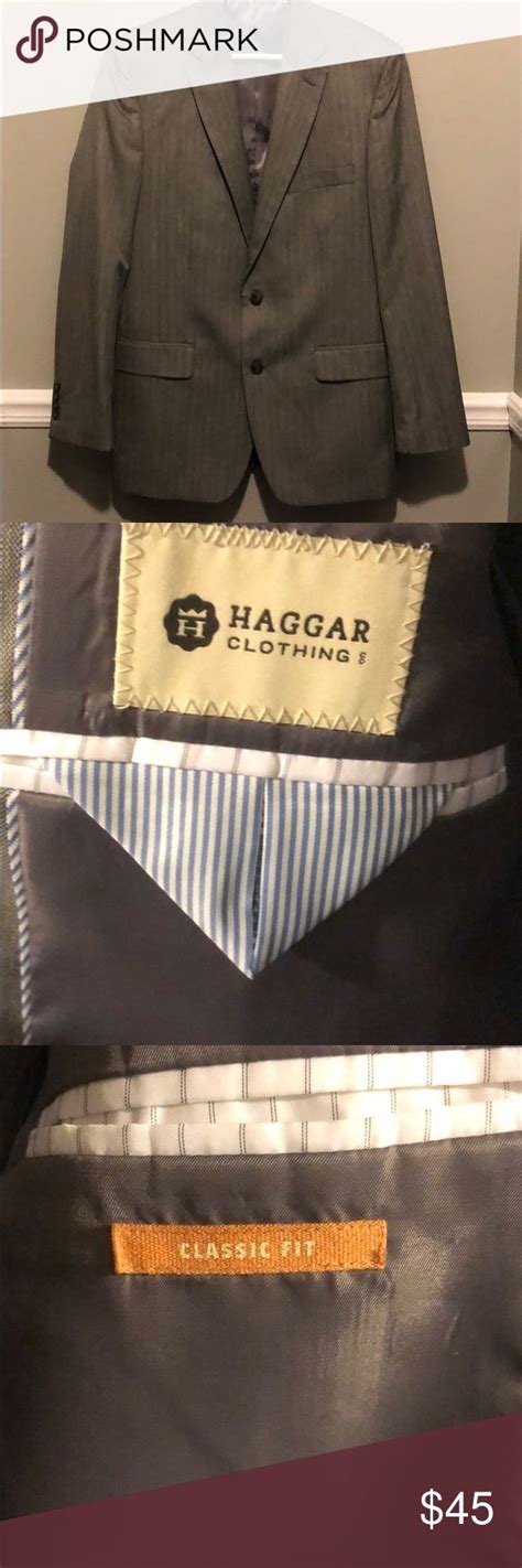 Haggar Clothing Men's Suit Jacket 42L