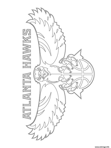 Atlanta Hawks Coloriage Coloriage Logos Nba Imprimer | The Best Porn ...