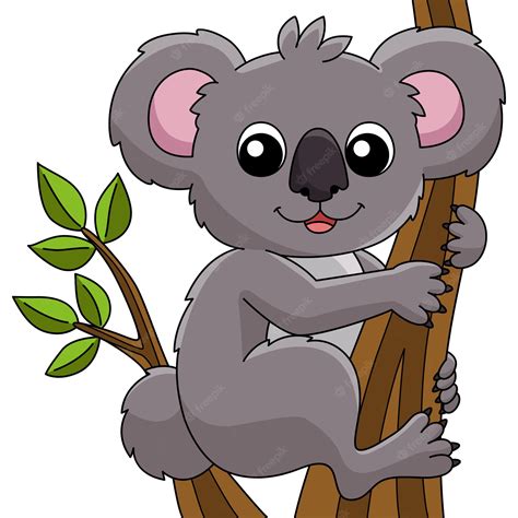 Premium Vector | Koala animal cartoon colored clipart illustration ...