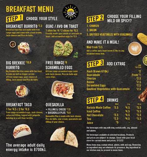 Guzman Y Gomez Wake Up With Our New Breakfast Menu 7-10am Daily, Available Only At GYG World ...