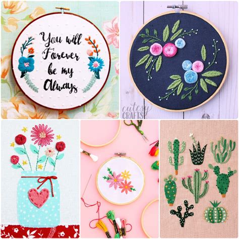 20 Free Flower Embroidery Patterns and Designs