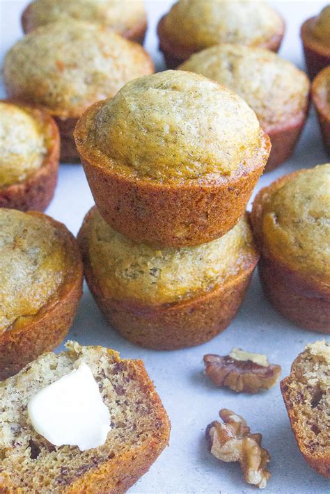 Healthy Banana Nut Muffins - Kathryn's Kitchen