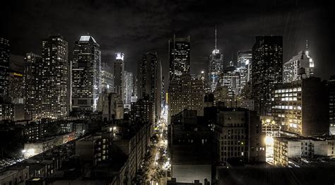 New York at night, city, night, ny, lights, HD wallpaper | Peakpx