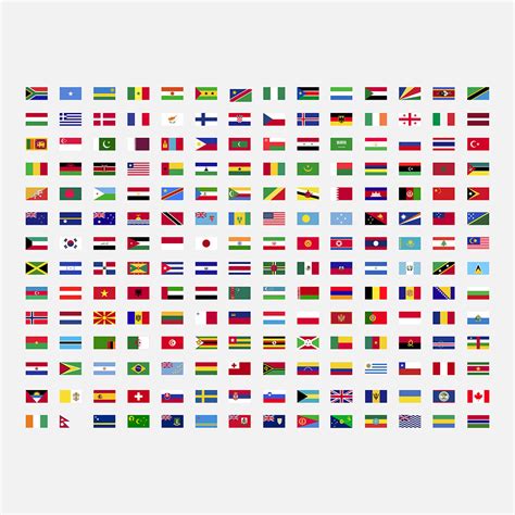 Flags And The Countries at Gary Cadwell blog