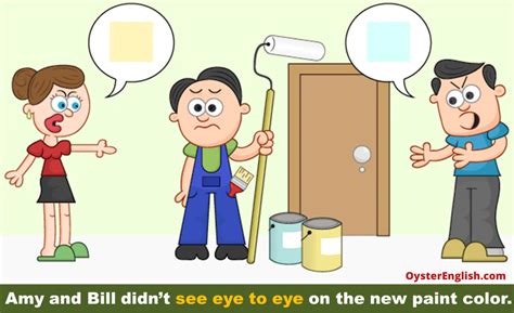 Idiom: See eye to eye (meaning and examples)